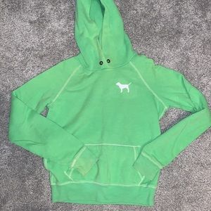 Victoria’s Secret PINK green sweatshirt hoodie